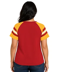 Starter Plus Kansas City Chiefs Game On Raglan-Sleeve T-Shirt