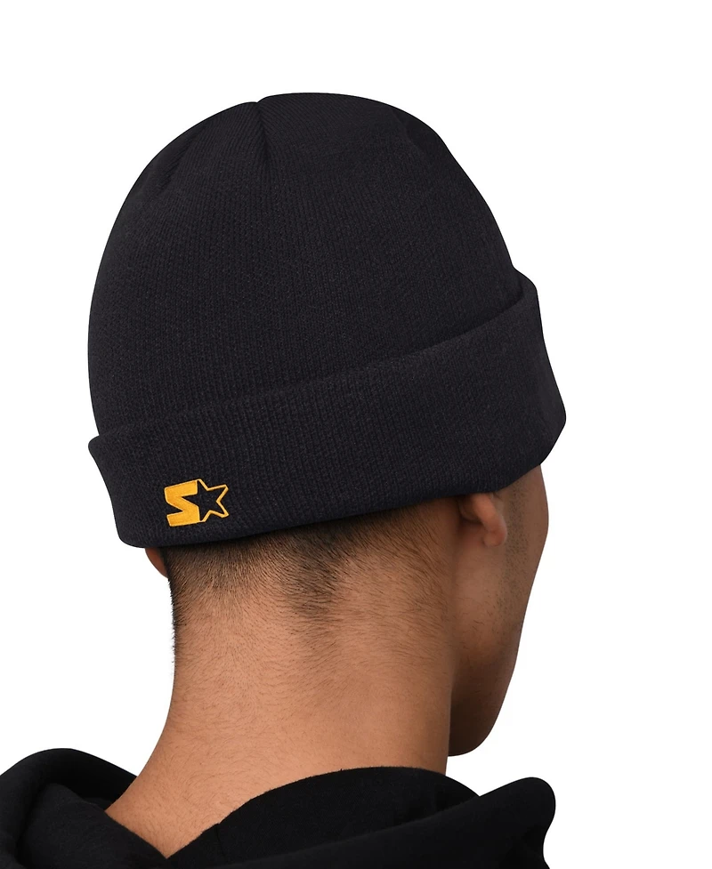 Starter Men's 2-Piece Pittsburgh Steelers Graphic Hoodie and Cuffed Knit Hat Set