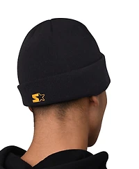 Starter Men's 2-Piece Pittsburgh Steelers Graphic Hoodie and Cuffed Knit Hat Set