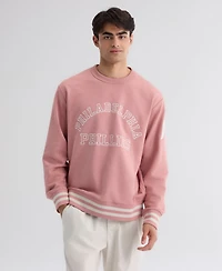 Fanatics Men's Philadelphia Phillies Iconic Terry Relaxed-Fit Crewneck Sweatshirt