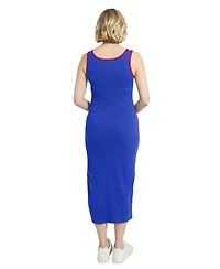 Wear by Erin Andrews Women's Buffalo Bills Ribbed Midi Body-Con Tank Dress