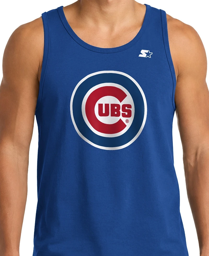 Starter Men's Chicago Cubs Screen-Print Tank Top