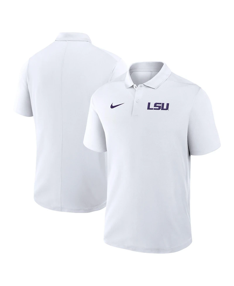 Nike Men's Lsu Tigers Primetime Victory Double-Pique Polo Shirt