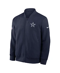 Nike Men's Dallas Cowboys Sideline Full-Zip Bomber Jacket