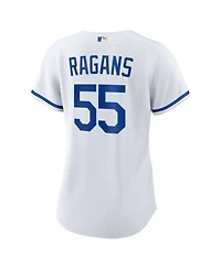 Nike Women's Kansas City Royals Cole Ragans V-Neck Short-Sleeve Button-Closure Jersey