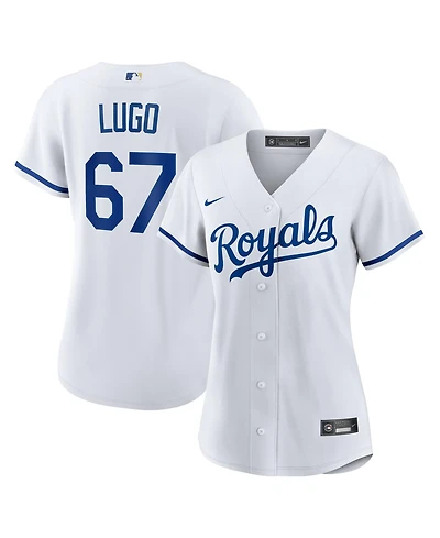 Nike Women's Seth Lugo 67 Kansas City Royals Replica V-Neck Jersey