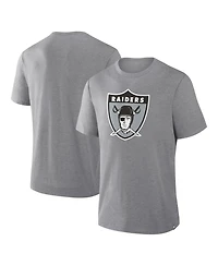 Fanatics Men's Las Vegas Raiders Vintage Heritage Tribute Tri-Blend T-Shirt