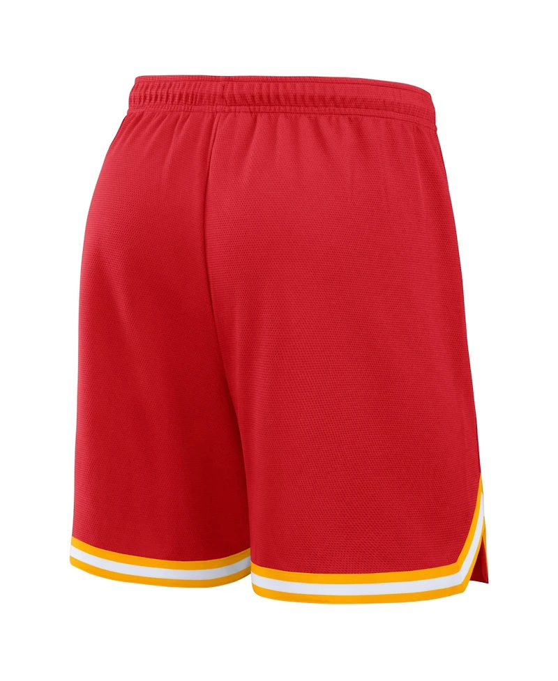 Fanatics Men's Kansas City Chiefs Fearless Drive Pique-Mesh Shorts, 7" Inseam