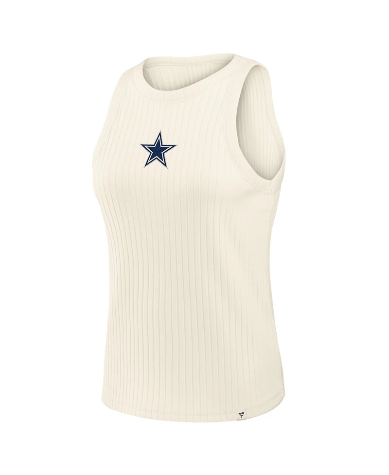 Fanatics Women's Dallas Cowboys Star Play Ribbed Slim-Fit Tank Top