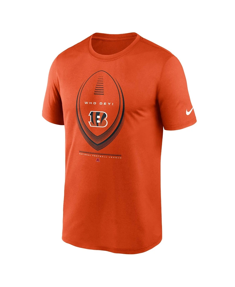 Nike Men's Cincinnati Bengals Legend Icon Graphic Crewneck T-Shirt