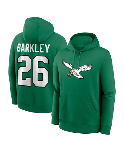 Nike Men's Philadelphia Eagles Saquon Barkley Graphic Long-Sleeve Hoodie