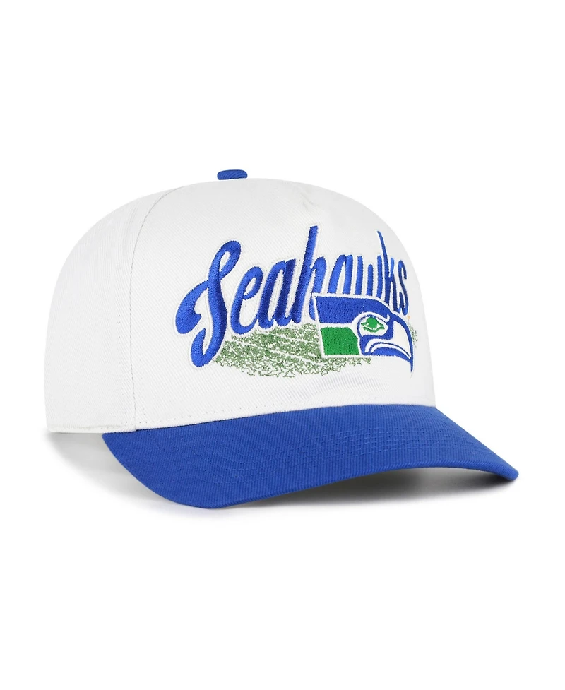 '47 Brand Men's Seattle Seahawks Throwback Five-Panel Adjustable Baseball Cap