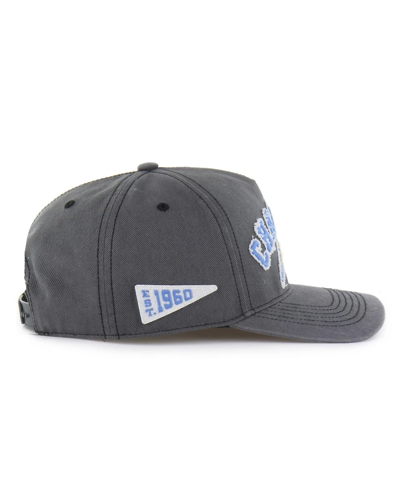 '47 Brand Los Angeles Chargers Adjustable Five-Panel Garment-Washed Snapback Cap