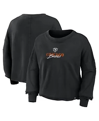 Fanatics Women's Chicago Bears Chop Block Oversized Long Sleeve Top
