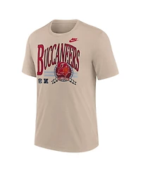 Nike Men's Tampa Bay Buccaneers Rewind Tri-Blend Crewneck T-Shirt