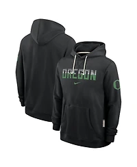 Nike Men's Oregon Ducks Sideline Standard Issue Dri-fit Pullover Hoodie