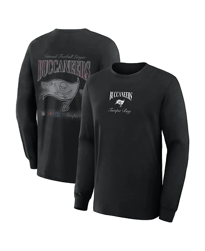 Fanatics Men's Tampa Bay Buccaneers Midnight Falls Long-Sleeve Crewneck Classic-Fit T-Shirt