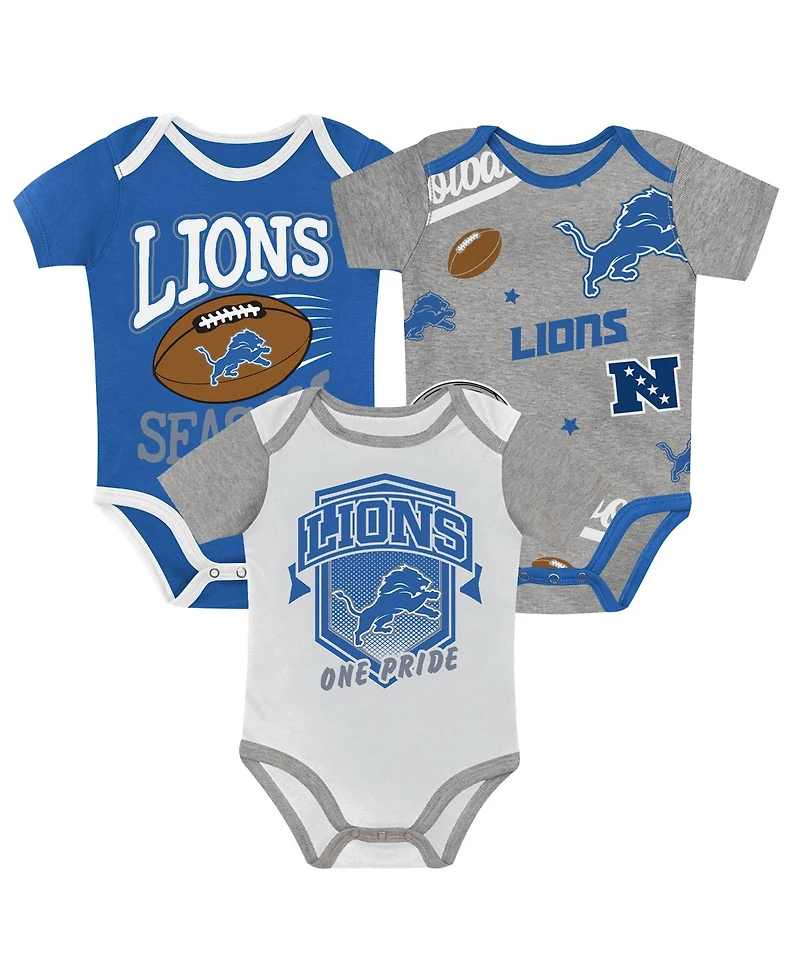 Outerstuff Boys' and Girls' First Round Pick Screen-Print Bodysuit, 3-Piece Set