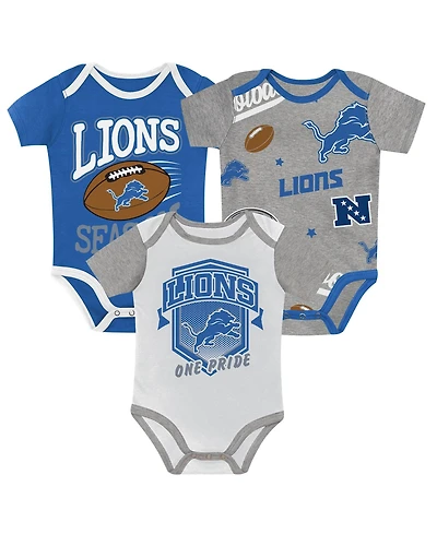 Outerstuff Boys' and Girls' First Round Pick Screen-Print Bodysuit, 3-Piece Set