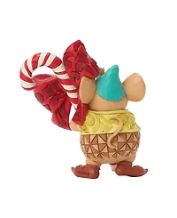 Jim Shore Disney Cinderella Gus Gus Candy Cane Mini Figurine