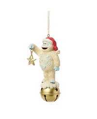 Jim Shore Rudolph the Red-Nosed Reindeer Bumble on Bell Hanging Ornament