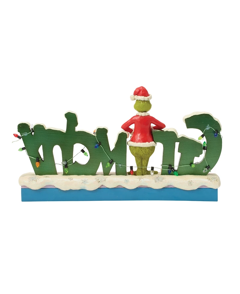 Jim Shore Dr. Seuss Grinchy Word Figurine