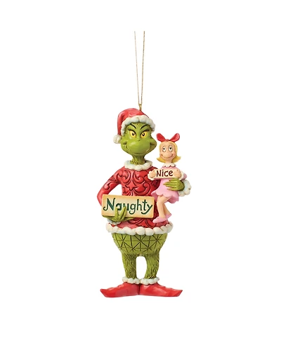 Jim Shore Dr. Seuss The Grinch and Cindy Lou Who Hanging Ornament