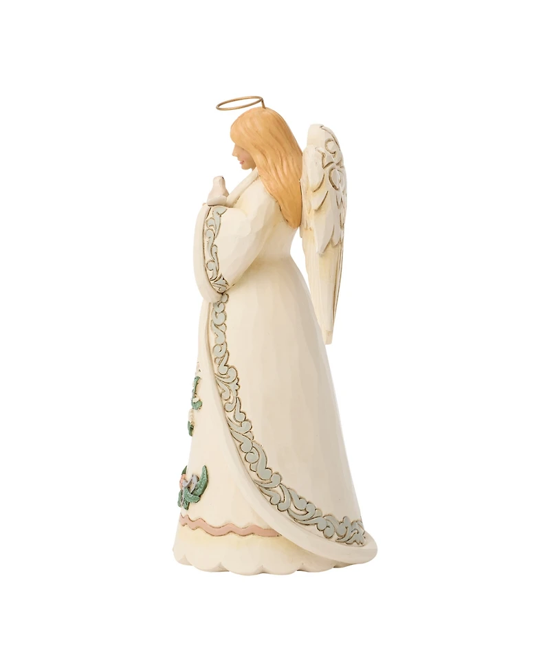 Jim Shore Heartwood Creek Angel with Dove Figurine
