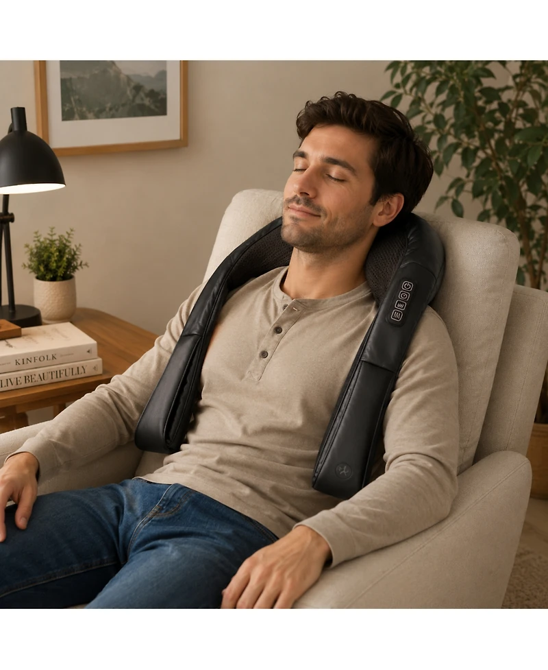 Pursonic 3D Shiatsu Heating Back and Neck Massager