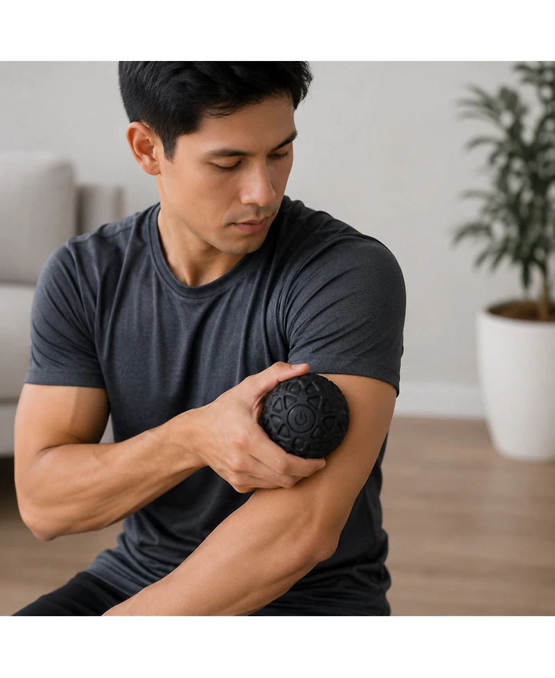 Pursonic 2-Pack Vibrating Massage Balls - Double the Power for Deep Muscle Relief