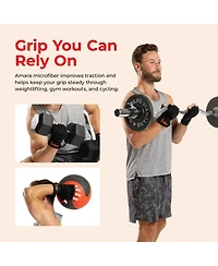 Sunny Health & Fitness Weightlifting Gloves, Medium
