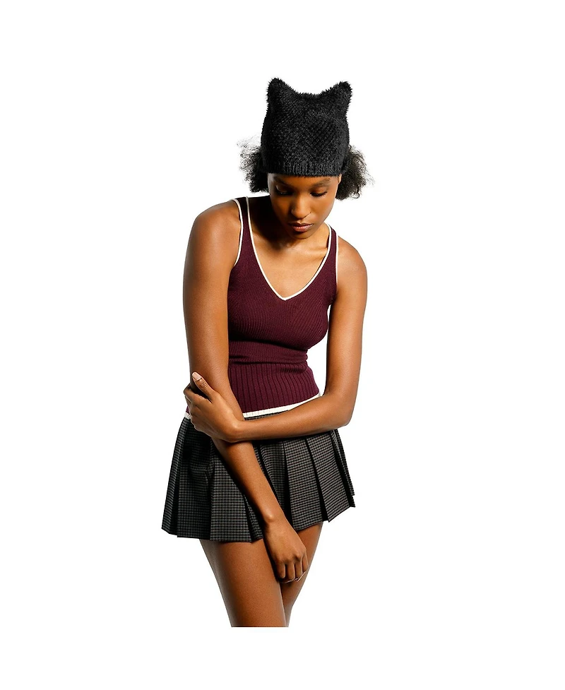 Kangol Faux Fur Pointed Beanie