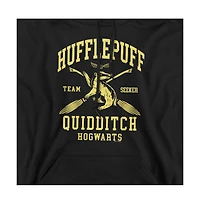 Harry Potter Men's Hufflepuff Quidditch Arch Graphic Hooded Pullover Hoodie