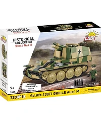 Cobi Historical Collection World War Ii Sturmpanzer 38(t) Grille Ausf. M 720-Piece Building Set, Ages 9+