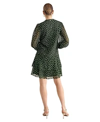 Phase Eight Women's Alma Tiered Ruffle Long-Sleeve Dress