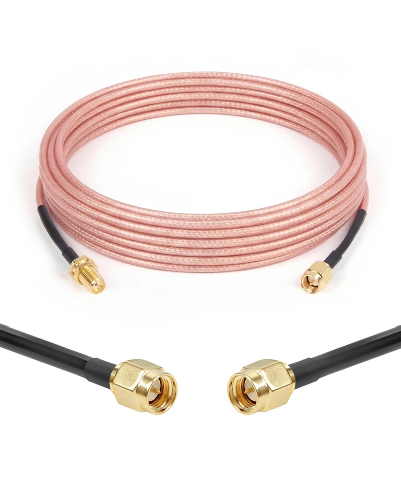 Lofree 50 Ohm RG316 Flexible Coaxial Antenna Extension Cable Compatible with Sma Devices