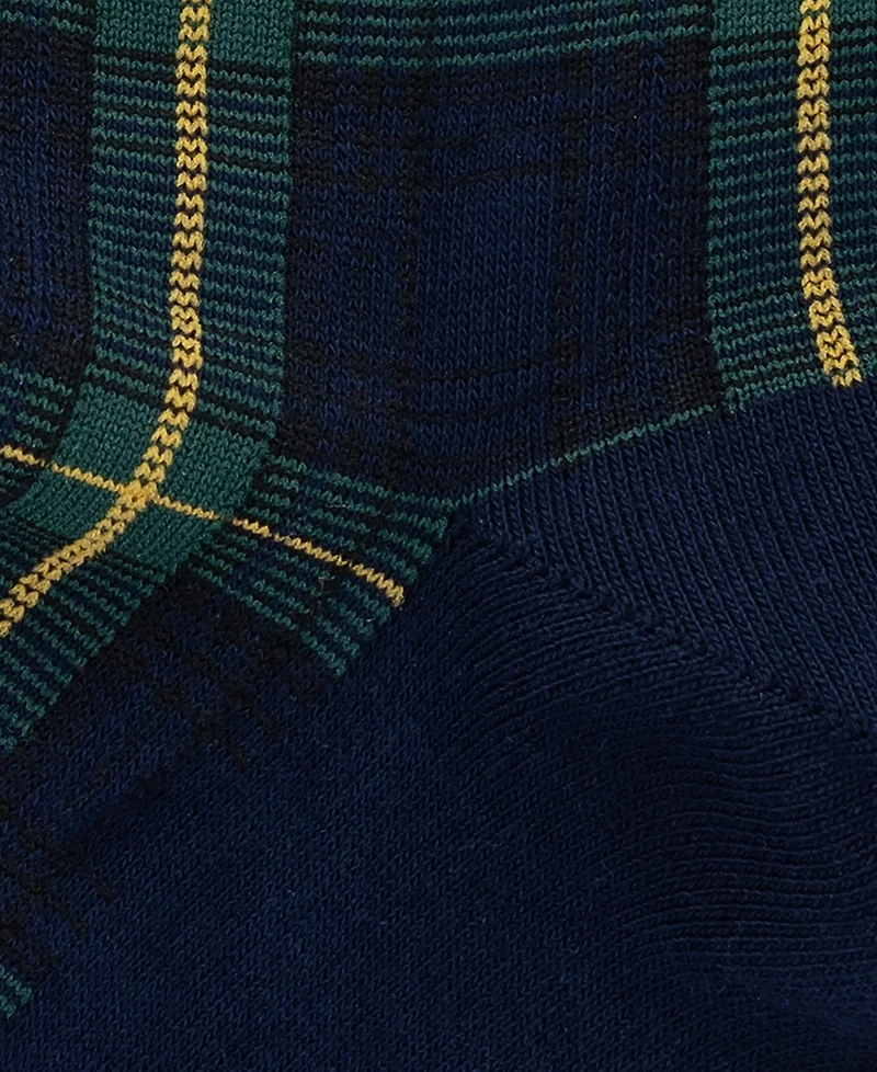 Polo Ralph Lauren Men's Plaid Embroidered-Pony Crew Socks, 2-Pack