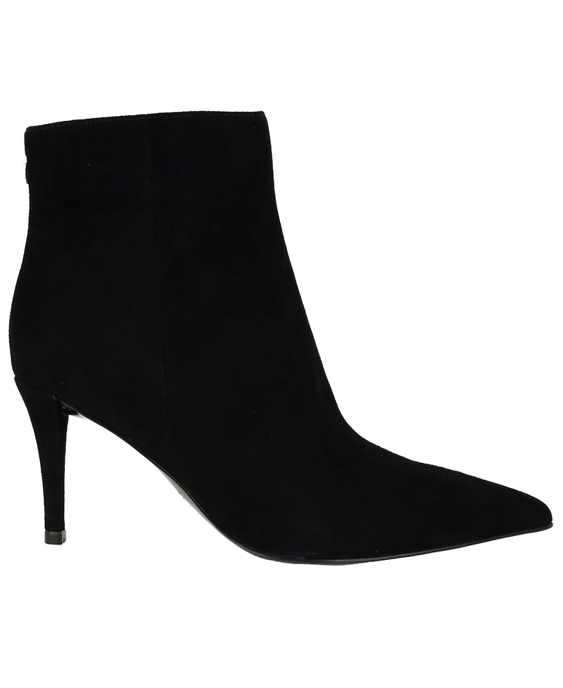 Calvin Klein Women's Austina Pointed Toe Kitten Heel Booties