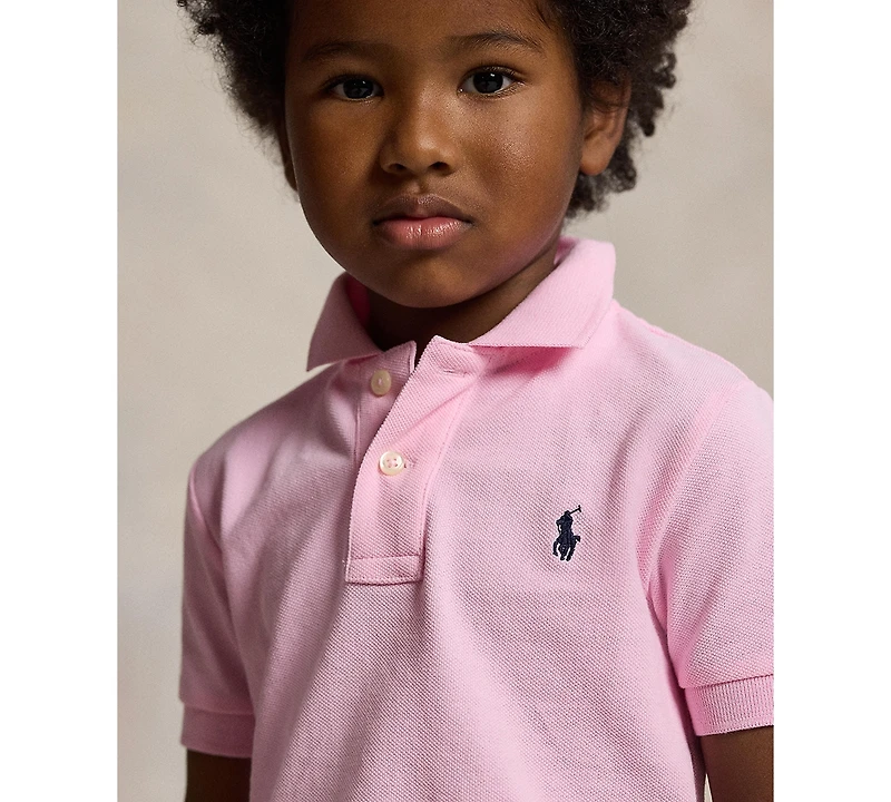 Polo Ralph Lauren Toddler and Little Boys Cotton Mesh Shirt