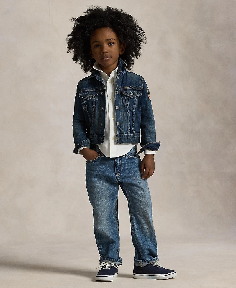 Polo Ralph Lauren Toddler and Little Boys Cotton Denim Trucker Jacket