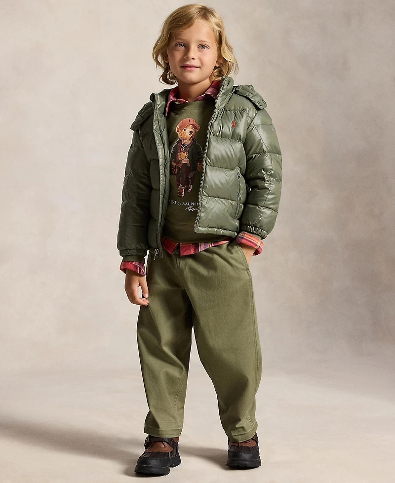 Polo Ralph Lauren Boys' 2T-7 The Gorham Glossed Down Jacket