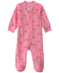 Carter's Baby Girls' 2-Way Zip Fleece Footed Sleep & Play Pajamas