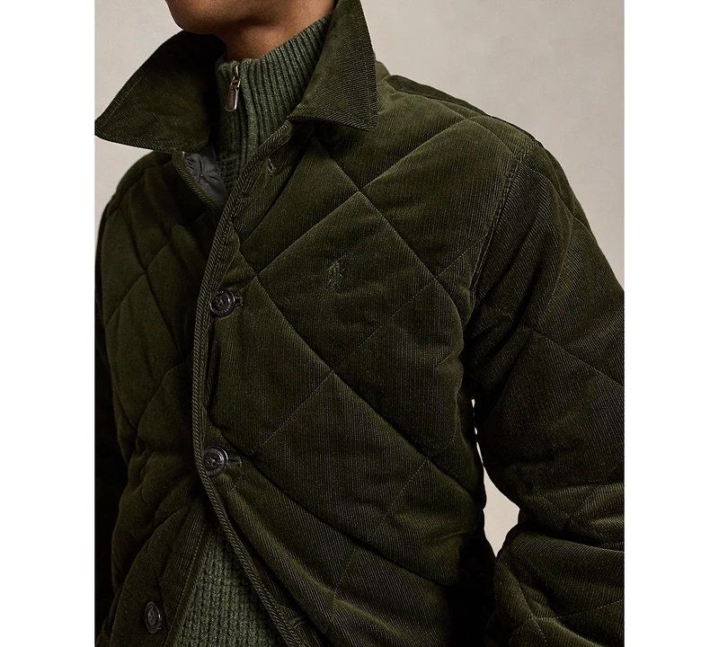 Polo Ralph Lauren Men's Quilted Corduroy Barn Coat