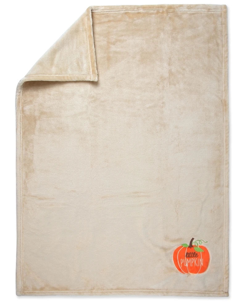 Baby Essentials Cutest Pumpkin in the Patch Plush Blanket and Photo Frame, 30" x 40", 2-Piece Set