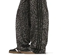 adidas Women's Dayready High-Rise Wide-Leg Leopard-Print Pants