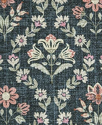Laura Ashley Barrington Floral Slip Resistant 2-Piece Rug Set
