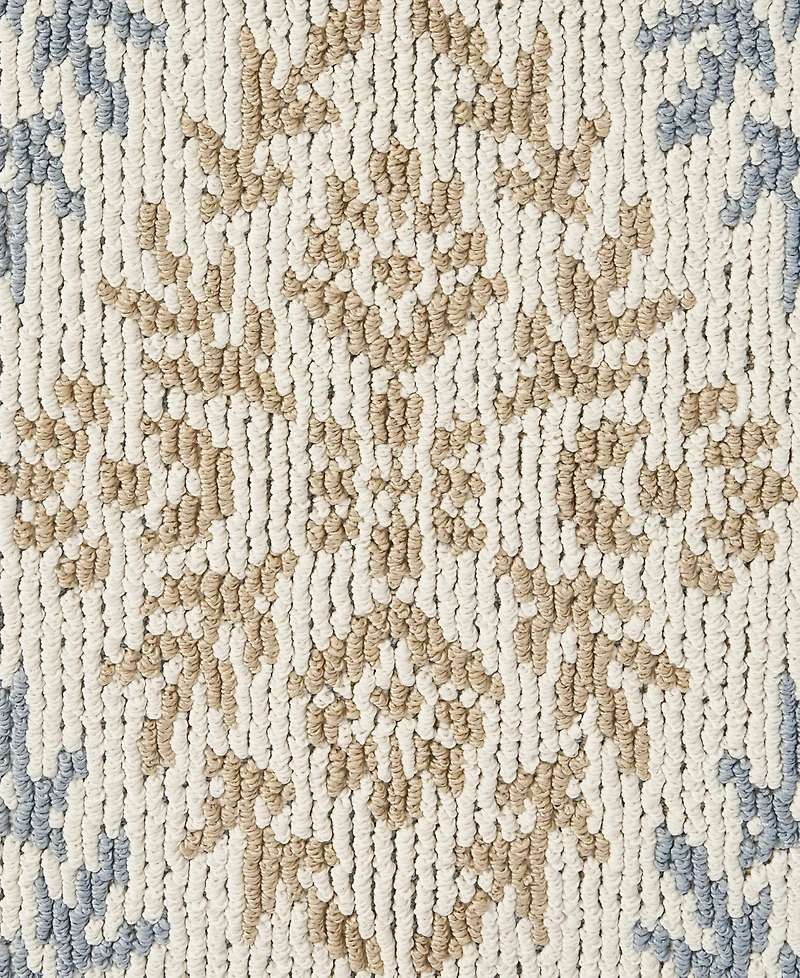 Laura Ashley All Loop Tufted Skid-Resistant 2-Piece Rug Set