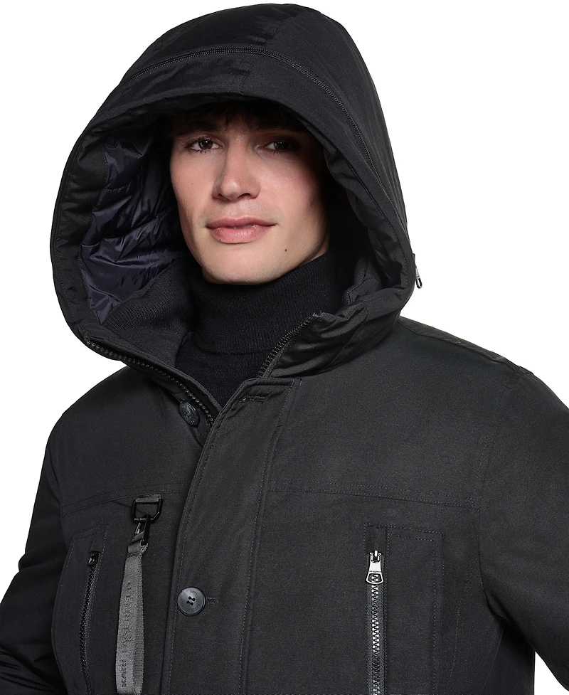 Karl Lagerfeld Paris Men's Signature Parka Jacket