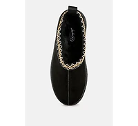 Jesters Embroidered Platform Classic Slip-On
