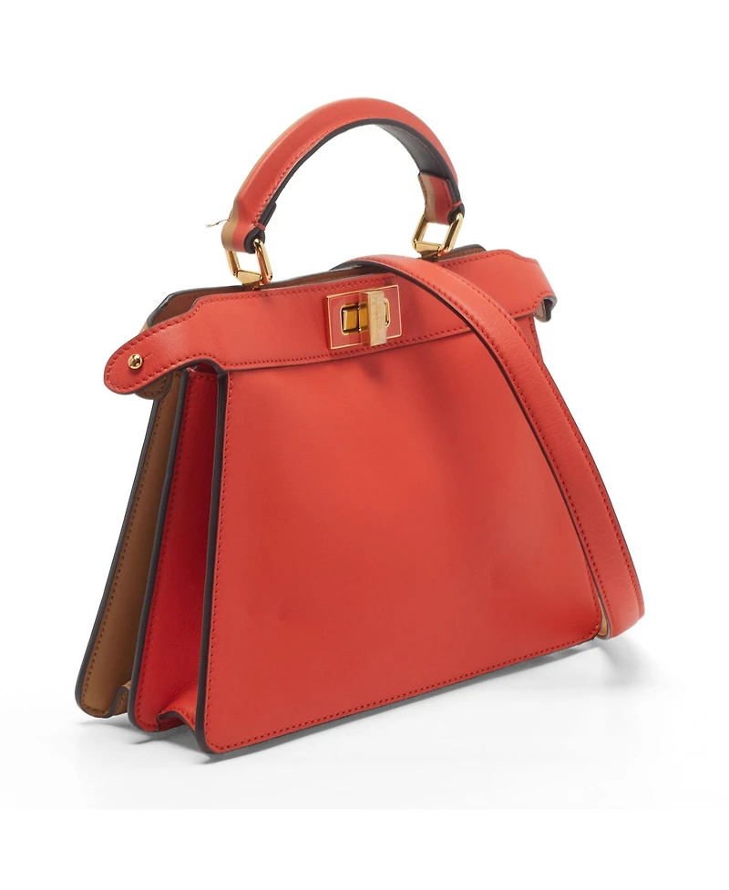 Pre-Owned Fendi Women's Peekaboo Iseeu Leather Satchel